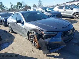2022 Acura TLX w/A-Spec Package with VIN 19UUB5F57NA000804, listed as a IAAI auction lot 41286252 with 43,435 mi miles. Bid and sale history available at carsss.com. Image 1.