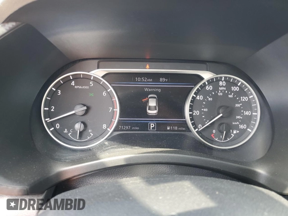 2021 Nissan Sentra SV with VIN 3N1AB8CV1MY284807, listed as a Copart auction lot 61458525 with 71,297 mi miles and Salvage title. Bid and sale history available at DreamBid. Image 9.