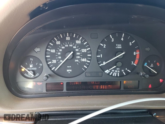 2001 BMW 7 Series 740iL with VIN WBAGH83491DP32753, listed as a Copart auction lot 41505025 with 0 mi miles and Clean Title. Bid and sale history available at carsss.com. Image 9.