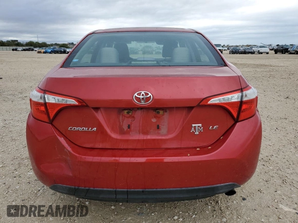 2014 Toyota Corolla L with VIN 5YFBURHE8EP143356, listed as a Copart auction lot 80999394 with 129,700 mi miles and Clean title. Bid and sale history available at DreamBid. Image 6.