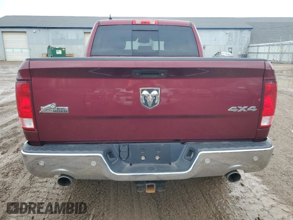 2017 Ram 1500 Big Horn with VIN 1C6RR7LM2HS878833, listed as a Copart auction lot 55676235 with 169,990 mi miles and Clean title. Bid and sale history available at DreamBid. Image 6.