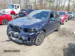 2023 BMW X3 xDrive30i with VIN 5UX53DP0XP9S17246, listed as a IAAI auction lot 41892470 with 19,332 mi miles. Bid and sale history available at carsss.com. Image 2.
