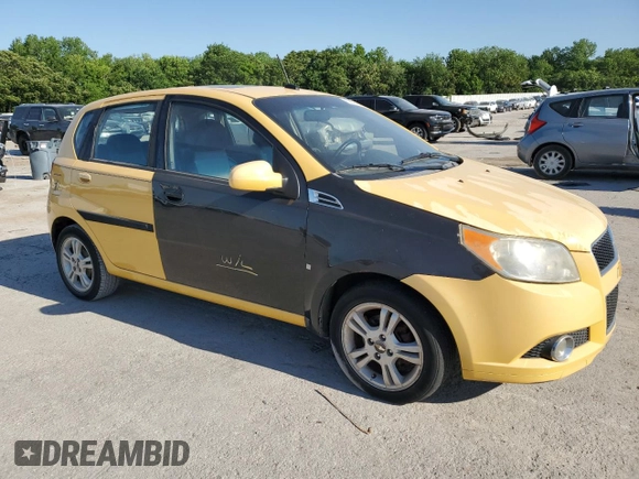 2010 Chevrolet Aveo 2LT with VIN KL1TG6DEXAB133847, listed as a Copart auction lot 56783285 with 120,120 mi miles and Salvage title. Bid and sale history available at DreamBid. Image 4.