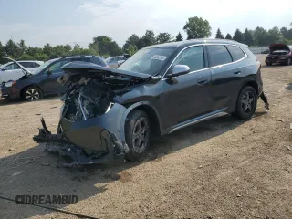 2024 BMW X1 xDrive28i with VIN WBX73EF03R5Z95340, listed as a Copart auction lot 60092265 with 16,915 mi miles and Salvage title. Bid and sale history available at DreamBid. Image 1.