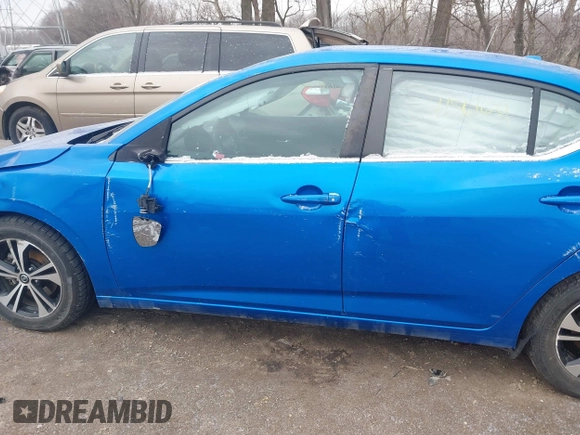 2021 Nissan Sentra SV with VIN 3N1AB8CV0MY271062, listed as a IAAI auction lot 41561631 with 65,999 mi miles and . Bid and sale history available at DreamBid. Image 14.