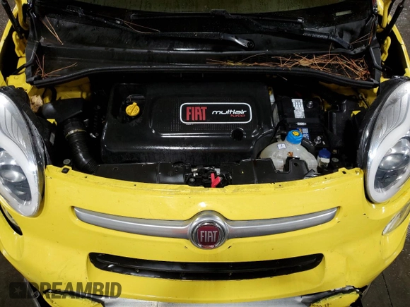 2014 FIAT 500L Trekking with VIN ZFBCFADH9EZ028757, listed as a Copart auction lot 77697094 with 0 mi miles and Salvage Title. Bid and sale history available at carsss.com. Image 13.