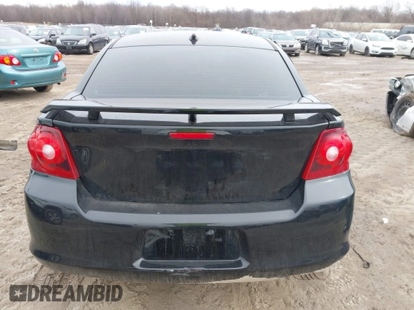 2014 Dodge Avenger SE with VIN 1C3CDZAB1EN189214, listed as a IAAI auction lot 41455776 with 1 mi miles. Bid and sale history available at carsss.com. Image 16.