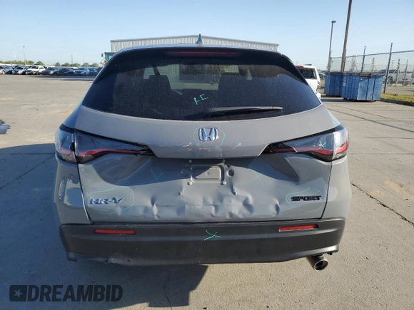 2024 Honda HR-V Sport with VIN 3CZRZ1H59RM751315, listed as a Copart auction lot 52126315 with 14,897 mi miles and Salvage title. Bid and sale history available at DreamBid. Image 6.
