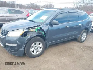 2014 Chevrolet Traverse LS z VIN 1GNKVFKD3EJ187997, wystawiony jako IAAI lot #41834781 z przebiegiem 150 994 mil mil oraz . Historia ofert i sprzedaży dostępna na DreamBid. Obrazek 18.