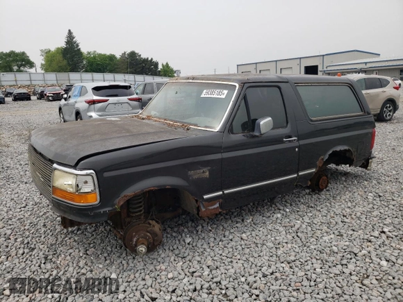 1993 Ford Bronco XL with VIN 1FMEU15N4PLA87622, listed as a Copart auction lot 59385185 with Not provided miles and Clean title. Bid and sale history available at DreamBid. Image 1.