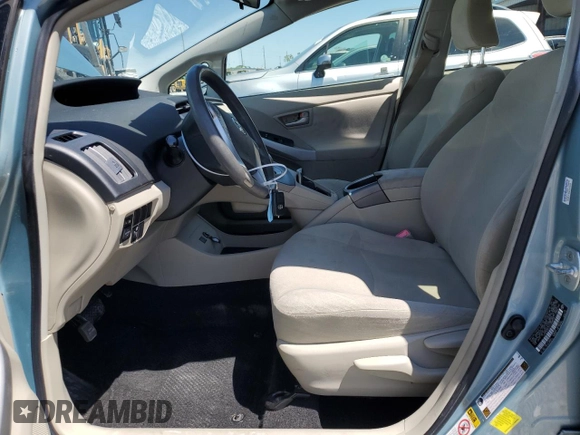 2012 Toyota Prius One with VIN JTDKN3DU2C1608593, listed as a Copart auction lot 52716685 with 167,091 mi miles and Salvage Title. Bid and sale history available at carsss.com. Image 7.