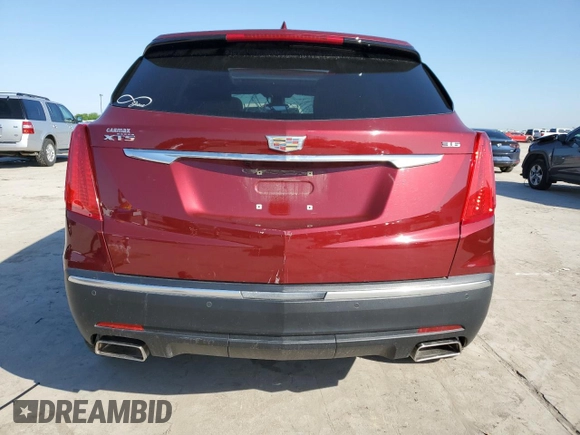 2018 Cadillac XT5 Premium Luxury FWD with VIN 1GYKNERS1JZ192211, listed as a Copart auction lot 52184055 with 48,323 mi miles and Salvage title. Bid and sale history available at DreamBid. Image 6.