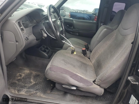 2002 Ford Ranger XL Fleet with VIN 1FTYR44V72PB53023, listed as a Copart auction lot 47576805 with 217,483 mi miles and Salvage Title. Bid and sale history available at carsss.com. Image 7.