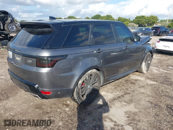 2019 Land Rover Range Rover Sport Dynamic with VIN SALWR2RE9KA850578, listed as a IAAI auction lot 41129635 with 1 mi miles. Bid and sale history available at carsss.com. Image 4.
