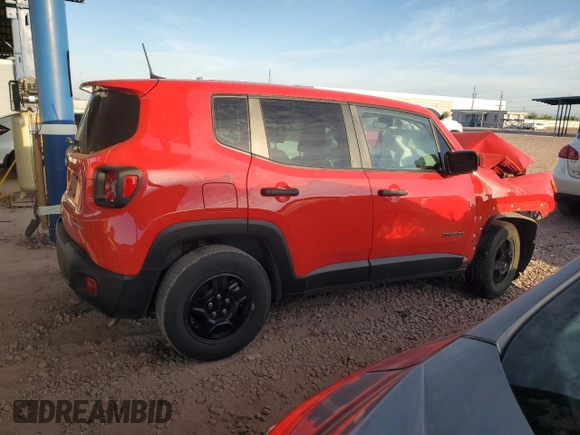 2021 Jeep Renegade Sport с VIN ZACNJCAB8MPM21935, выставлен на аукционе Copart как лот 55402775 с пробегом 38 689 миль миль и Списание • Salvage title. История ставок и продаж доступна на DreamBid. Изображение 3.