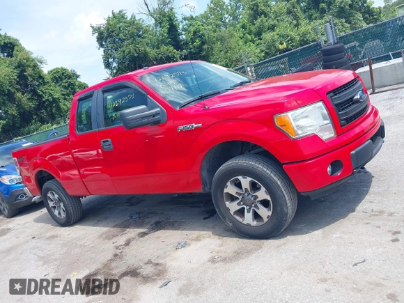 2014 Ford F-150 XL with VIN 1FTEX1EM4EFC24475, listed as a IAAI auction lot 42692573 with 166,214 mi miles and . Bid and sale history available at DreamBid. Image 13.