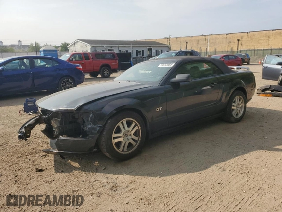 2007 Ford Mustang GT Deluxe with VIN 1ZVHT85H775207390, listed as a Copart auction lot 59553555 with 125,676 mi miles and Salvage title. Bid and sale history available at DreamBid. Image 1.