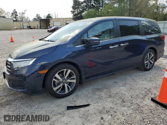2023 Honda Odyssey Touring с VIN 5FNRL6H84PB035017, выставлен на аукционе Copart как лот 51666035 с пробегом 47 818 миль миль и Списание • Salvage title. История ставок и продаж доступна на DreamBid. Изображение 1.