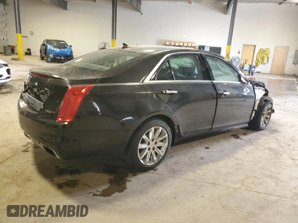 2014 Cadillac CTS Sedan RWD with VIN 1G6AP5SX2E0125048, listed as a Copart auction lot 53248865 with 58,640 mi miles and Salvage Title. Bid and sale history available at carsss.com. Image 3.