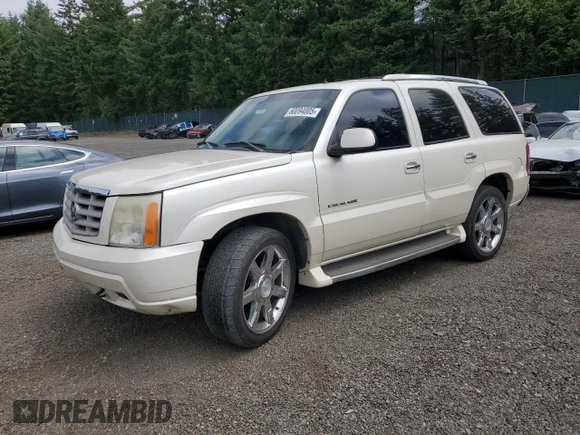2002 Cadillac Escalade with VIN 1GYEK63N62R247073, listed as a Copart auction lot 60094005 with 196,056 mi miles and Clean title. Bid and sale history available at DreamBid. Image 1.
