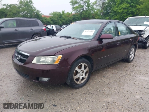 2006 Hyundai Sonata GLS z VIN KMHEU46CX6A075483, wystawiony jako IAAI lot #42376793 z przebiegiem 104 751 mil mil oraz . Historia ofert i sprzedaży dostępna na DreamBid. Obrazek 2.