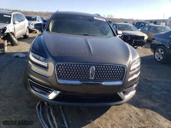 2019 Lincoln Nautilus Select with VIN 2LMPJ6K99KBL30506, listed as a Copart auction lot 54581182 with 75,124 mi miles. Bid and sale history available at carsss.com. Image 5.