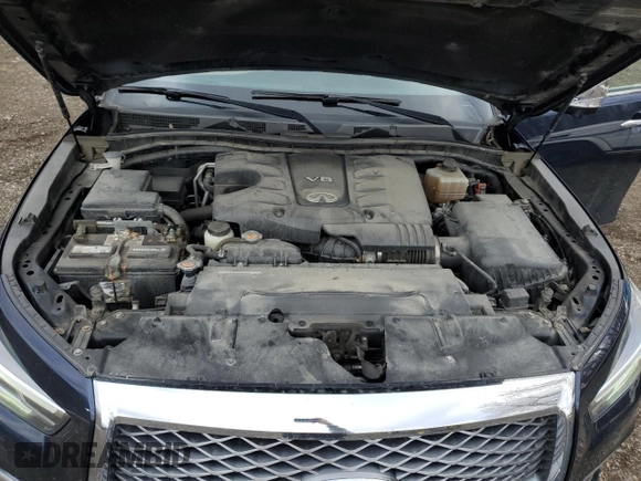 2019 Infiniti QX80 LUXE with VIN JN8AZ2NE8K9232889, listed as a Copart auction lot 53538575 with 96,642 mi miles and Clean Title. Bid and sale history available at carsss.com. Image 12.