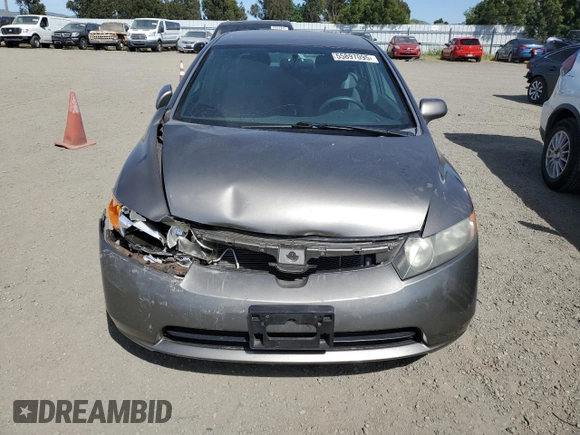 2008 Honda Civic LX with VIN 2HGFA16518H318976, listed as a Copart auction lot 55897095 with 183,864 mi miles and Salvage Title. Bid and sale history available at DreamBid. Image 5.