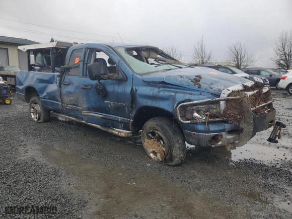2005 Dodge Ram 2500 SLT with VIN 3D7KS28C65G810903, listed as a Copart auction lot 42445865 with 0 mi miles and Salvage Title. Bid and sale history available at carsss.com. Image 4.