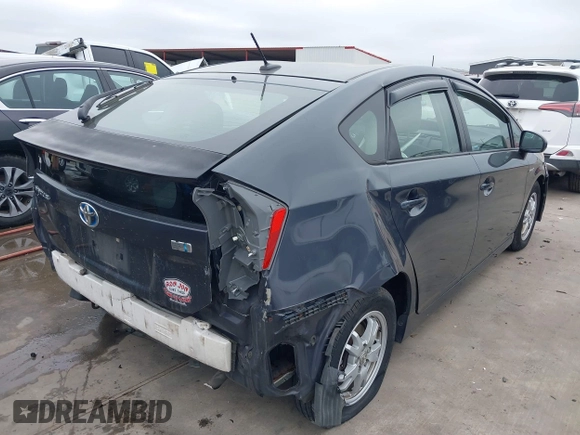 2010 Toyota Prius II with VIN JTDKN3DU4A0129837, listed as a IAAI auction lot 41593439 with 330,081 mi miles. Bid and sale history available at carsss.com. Image 4.