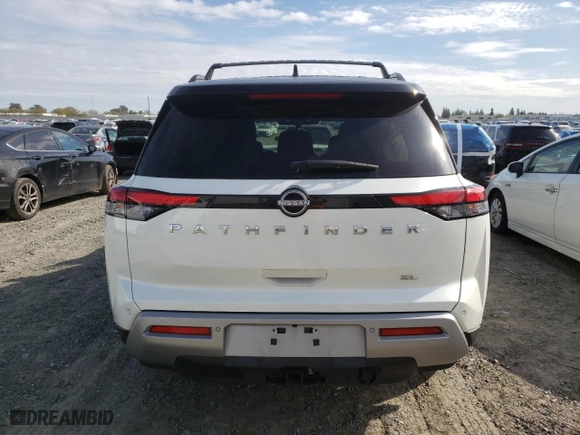 2022 Nissan Pathfinder SL with VIN 5N1DR3CB1NC203955, listed as a Copart auction lot 50228035 with 9,446 mi miles and Salvage Title. Bid and sale history available at carsss.com. Image 6.