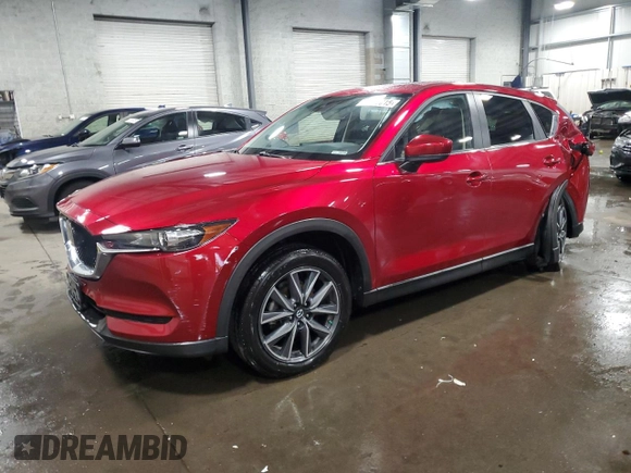 2018 Mazda CX-5 Touring z VIN JM3KFBCM5J0462676, wystawiony jako Copart lot #57892015 z przebiegiem 76 566 mil mil oraz Szkoda całkowita • Salvage title. Historia ofert i sprzedaży dostępna na DreamBid. Obrazek 1.