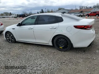 2016 Kia Optima SXL Turbo with VIN 5XXGV4L20GG037840, listed as a Copart auction lot 52806045 with 117,414 mi miles and Salvage title. Bid and sale history available at DreamBid. Image 2.