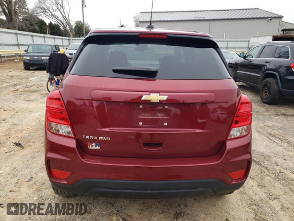 2021 Chevrolet Trax LS with VIN KL7CJNSB9MB359280, listed as a Copart auction lot 47455785 with 62,362 mi miles and Salvage Title. Bid and sale history available at carsss.com. Image 6.