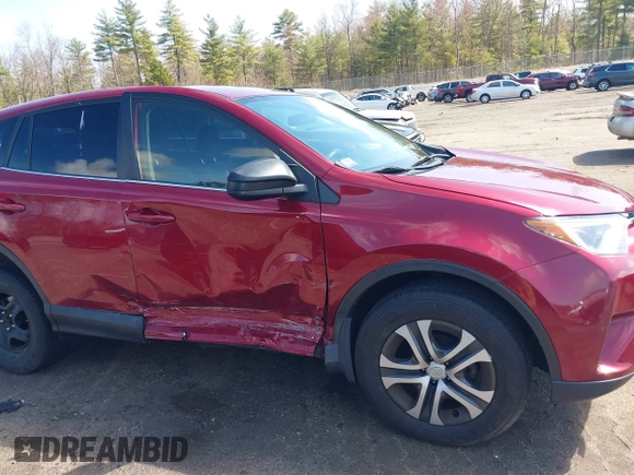 2018 Toyota RAV4 LE with VIN JTMBFREV2JD228186, listed as a IAAI auction lot 42076730 with 93,899 mi miles. Bid and sale history available at carsss.com. Image 6.