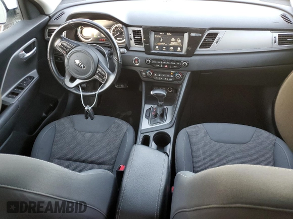2019 Kia Niro LX with VIN KNDCB3LC2K5346717, listed as a Copart auction lot 45313825 with 122,338 mi miles and Salvage Title. Bid and sale history available at DreamBid. Image 8.