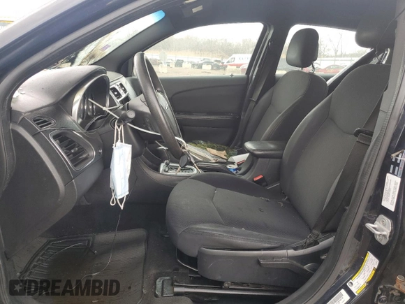 2012 Chrysler 200 LX with VIN 1C3CCBAB6CN320662, listed as a Copart auction lot 50880225 with 0 mi miles and Salvage Title. Bid and sale history available at carsss.com. Image 7.