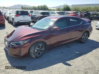 2024 Nissan Sentra SV with VIN 3N1AB8CV2RY242542, listed as a Copart auction lot 61614795 with 5,960 mi miles and Salvage title. Bid and sale history available at DreamBid. Image 1.