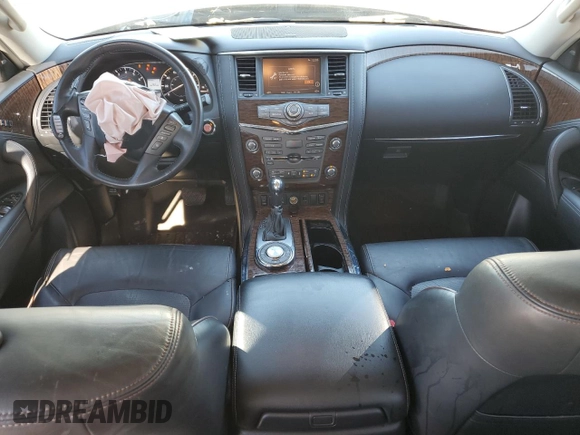2018 Nissan Armada SV with VIN JN8AY2ND8J9058217, listed as a Copart auction lot 86916214 with 99,324 mi miles and Salvage Title. Bid and sale history available at carsss.com. Image 8.
