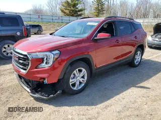 2024 GMC Terrain SLE with VIN 3GKALMEG0RL384763, listed as a Copart auction lot 53836935 with 279 mi miles and Salvage title. Bid and sale history available at DreamBid. Image 1.
