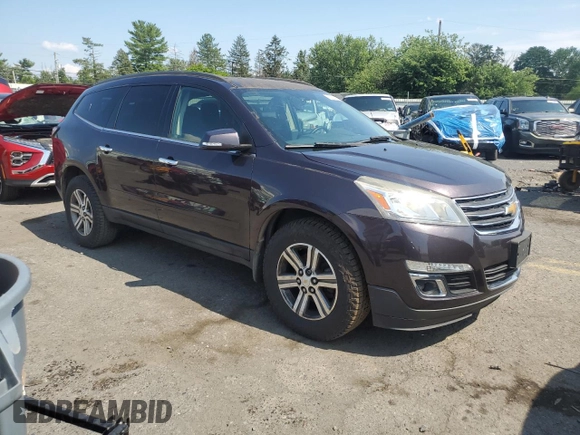 2015 Chevrolet Traverse LT with VIN 1GNKVGKD7FJ166058, listed as a Copart auction lot 65834705 with Not provided miles and Clean title. Bid and sale history available at DreamBid. Image 4.