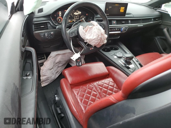 2018 Audi S5 Prestige z VIN WAUR4AF5XJA045654, wystawiony jako Copart lot #88883275 z przebiegiem 107 643 mil mil oraz Szkoda całkowita • Salvage title. Historia ofert i sprzedaży dostępna na DreamBid. Obrazek 8.