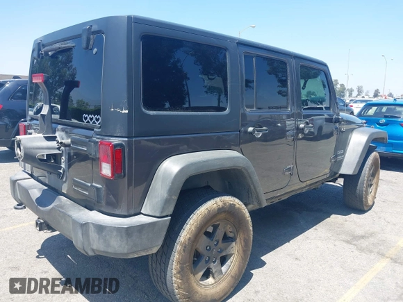 2017 Jeep Wrangler Unlimited Sport with VIN 1C4BJWDG7HL510100, listed as a IAAI auction lot 42451092 with 145,419 mi miles and . Bid and sale history available at DreamBid. Image 4.