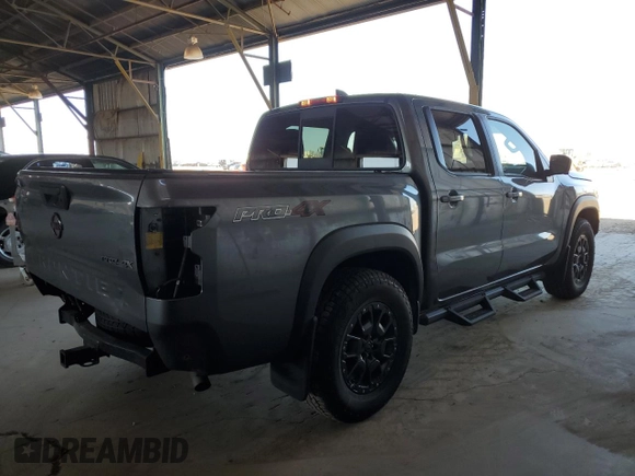 2022 Nissan Frontier SV with VIN 1N6ED1EK8NN663334, listed as a Copart auction lot 61857445 with 29,747 mi miles and Salvage title. Bid and sale history available at DreamBid. Image 3.