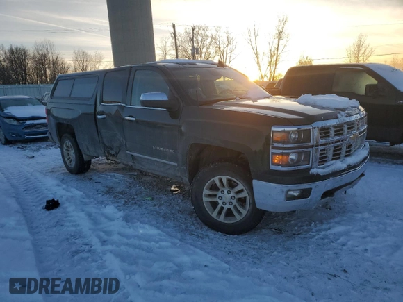 2015 Chevrolet Silverado 1500 LTZ with VIN 1GCVKSEC6FZ394607, listed as a Copart auction lot 84472964 with 213,826 mi miles and Clean Title. Bid and sale history available at carsss.com. Image 4.