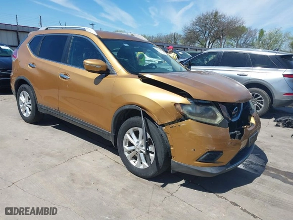 2015 Nissan Rogue S with VIN KNMAT2MT6FP510526, listed as a IAAI auction lot 41779947 with 99,132 mi miles. Bid and sale history available at carsss.com. Image 1.