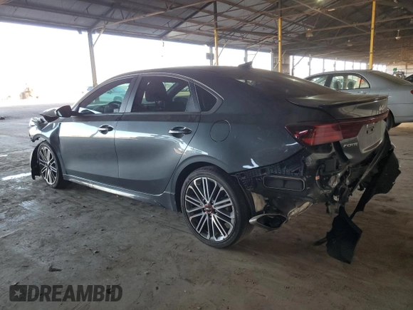 2022 Kia Forte GT with VIN 3KPF44AC8NE465235, listed as a Copart auction lot 77282544 with 16,155 mi miles and Salvage Title. Bid and sale history available at carsss.com. Image 2.