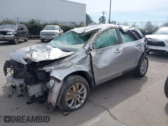 2014 Ford Edge Limited with VIN 2FMDK3KC2EBA34558, listed as a IAAI auction lot 41687506 with 1 mi miles. Bid and sale history available at carsss.com. Image 2.