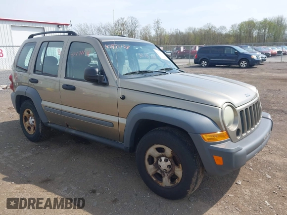 2005 Jeep Liberty Sport with VIN 1J4GL48K35W504401, listed as a IAAI auction lot 42171138 with 148,630 mi miles. Bid and sale history available at carsss.com. Image 1.