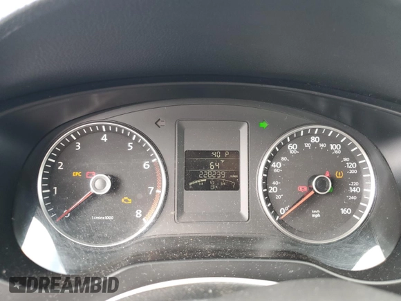 2012 Volkswagen Jetta SE with VIN 3VWDP7AJ4CM335256, listed as a Copart auction lot 57080145 with 228,239 mi miles and Salvage title. Bid and sale history available at DreamBid. Image 9.